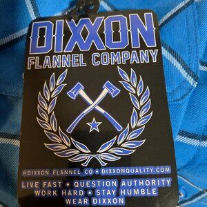Dixxon Flannel Co.  Women 2X - Cropped - Blue
